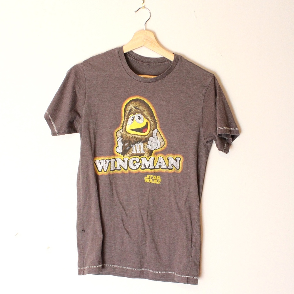 Star Wars Yellow M&M Chewy Wingman Tshirt